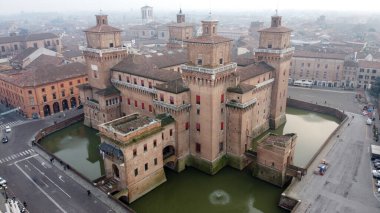Ferrara İtalya 'daki Castelo Hisleri