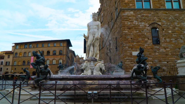 Fontana Del Nettunoflorencia Italia — Foto de Stock