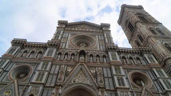 Talya Daki Duomo Santa Maria Del Fiore Yüzü — Stok fotoğraf