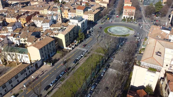 İtalya 'daki Patma caddelerinin manzarası