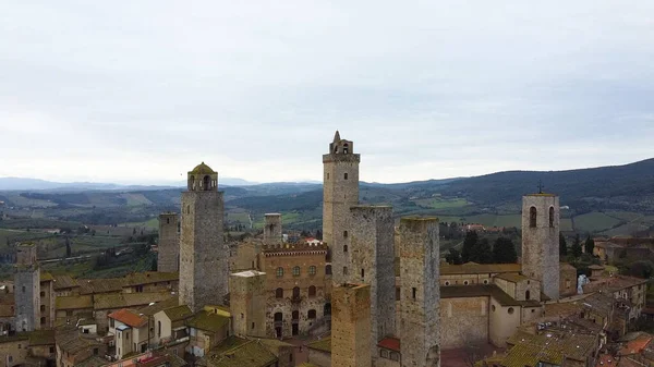 Torri San Gimignano Italia — Foto Stock