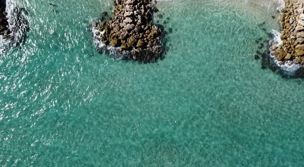 Deerfield Sahili 'ndeki kayanın detayları.