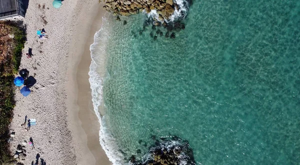 Deerfield Sahili 'nin üst manzarası ABD