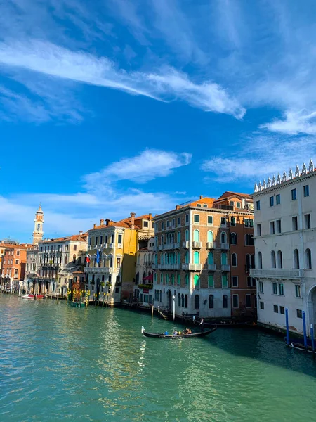 Город Венеция Большом Канале Италии — стоковое фото