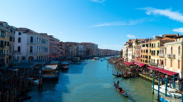 Венеция Большом Канале Италии — стоковое фото