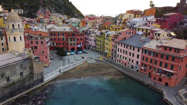 Bâtiment Vernazza Cinque Terre Italie — Photo