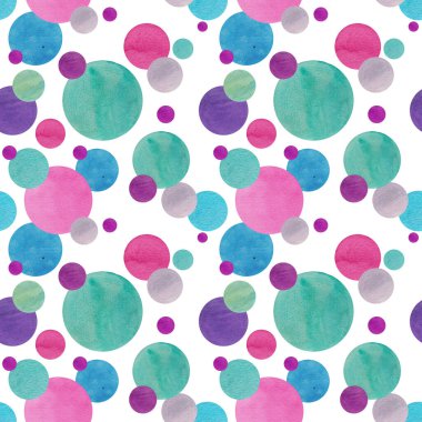 Resimlerde suluboya daireler pürüzsüz desen, arka plan için yuvarlak renkli çerçeve kağıt dokusu ile.