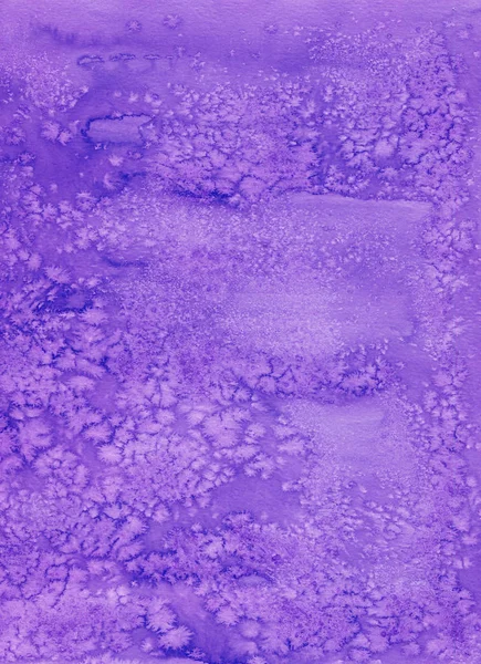 飽和紫色の手描き水彩の背景と海塩の質感 — ストック写真