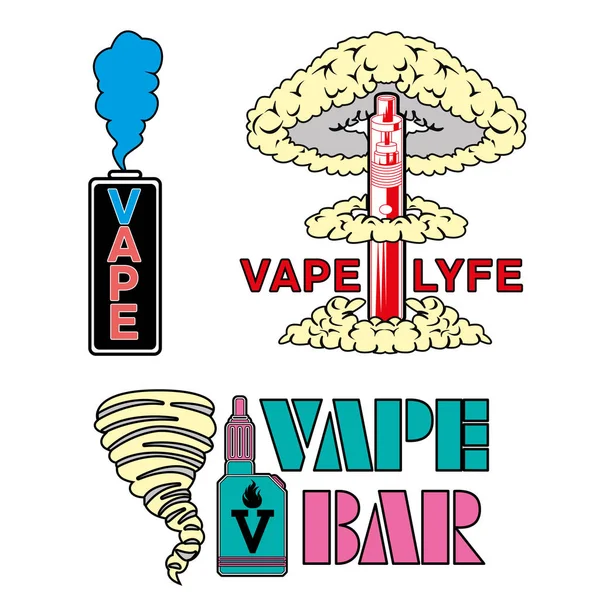 Vape バー ロゴ — ストックベクタ