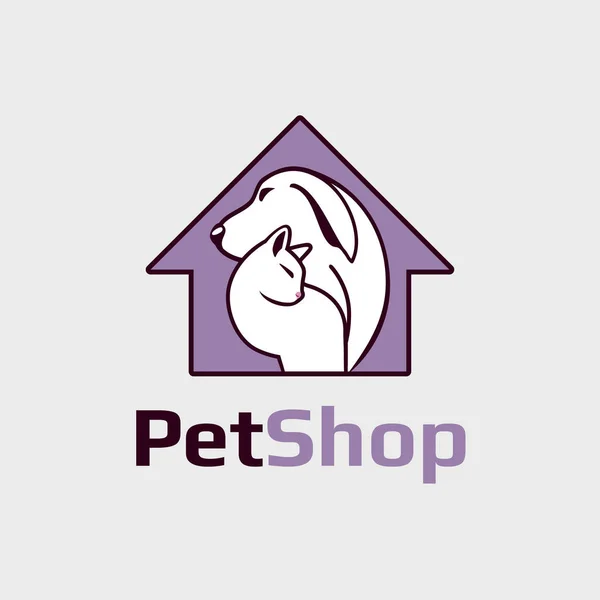 Pet shop clinic — Stock Vector
