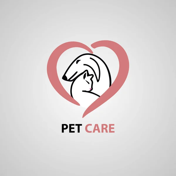 Pet care vet clinic — Stock Vector