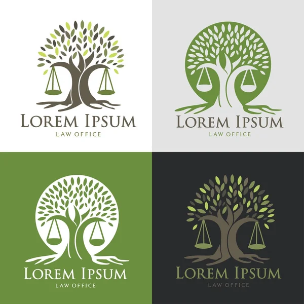 Set ölçekler, adalet, Akademi, sağlık logolar, amblemler ve tasarım öğeleri. Etiketleri ve rozetleri Hukuk Bürosu, sağlık, tıp, iş