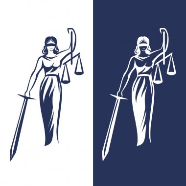 lady justice statue clipart