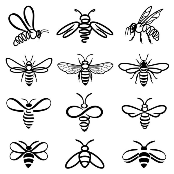 Черно-белые иконки
