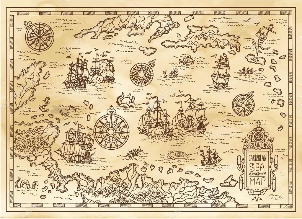 Pirate Ship Map