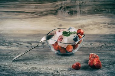     dondurulmuş meyve buz küpleri