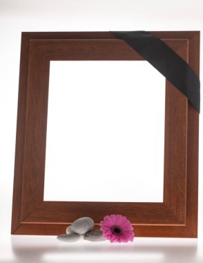 mourning frame with tap  clipart
