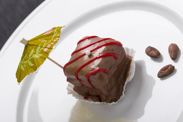 메뉴로 장식을 초콜릿 — 스톡 사진