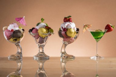 Mutlu dondurmalar, soğutmak için.