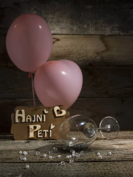 Paquete Globos Rosados —  Fotos de Stock