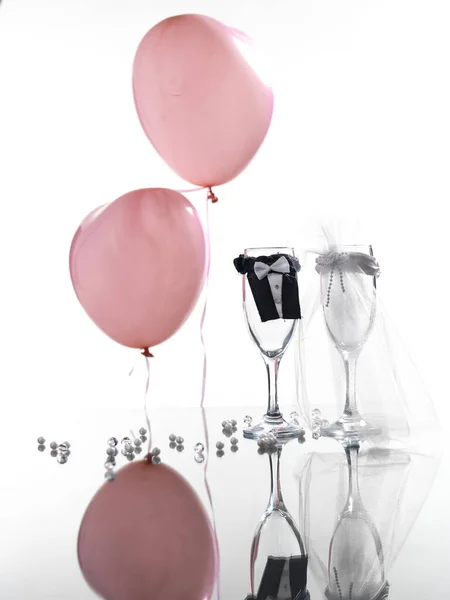 Paquete Globos Rosados —  Fotos de Stock