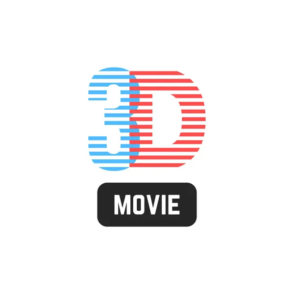 Simple icono de rayas 3d — Vector de stock