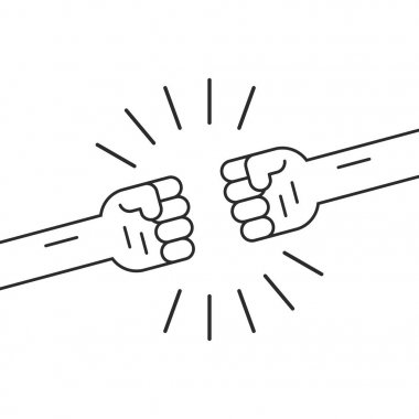 hareketi iki ince çizgi yumruk ile mücadele