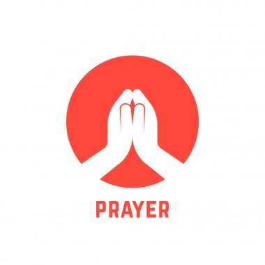 beyaz daire elinde dua