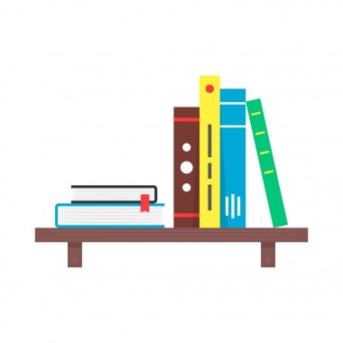 renk basit kitap raf