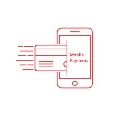 ince kırmızı hat telefon mobil ödeme gibi