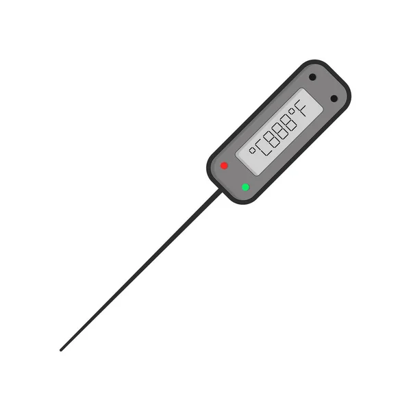 Θερμόμετρο ψηφιακό κουζινών — Διανυσματικό Αρχείο