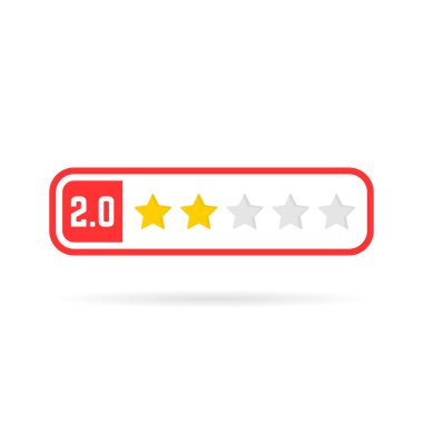 iki yıldız gibi olumsuz geribildirim çerçeve