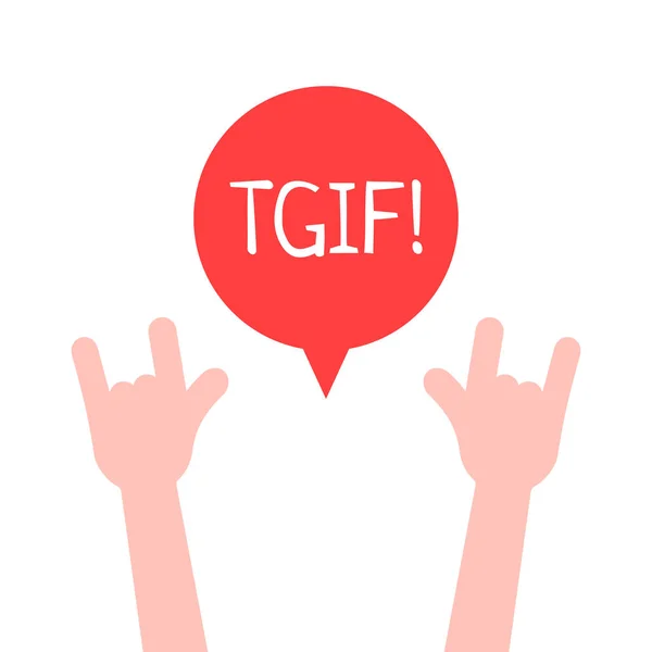 Cartoon Vector Illustration Yes Sign Human Character Hand Hold Speech