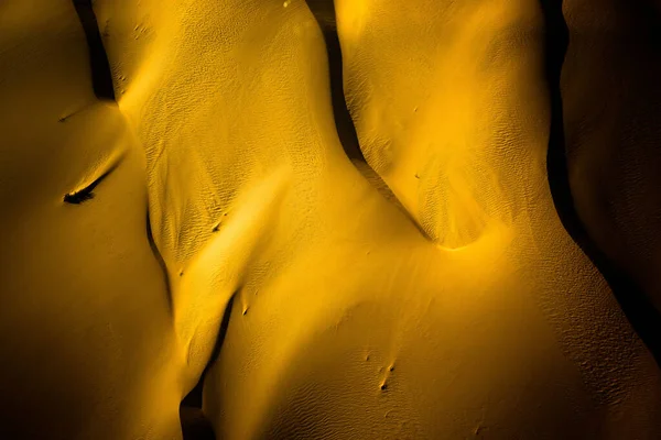 Namib Çölü 'nün kum tepeleri Namibya' daki İskelet Sahili 'ndeki uçaklardan..