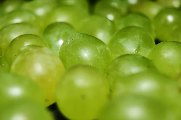 Green Grape Berries Close Horizontal Orientation — Stock Photo, Image