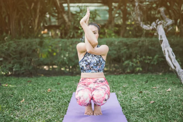 Yoga Park Gesunde Bewegung — Stockfoto