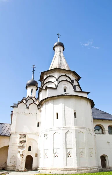 Igreja Rural Branca Suzdal — Fotografia de Stock
