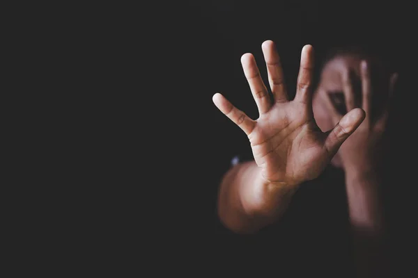 Stop geweld tegen vrouwen, internationale vrouwendag — Stockfoto