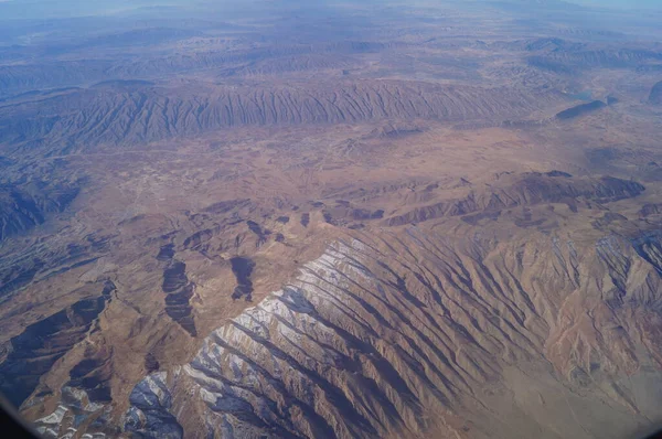 Dağ Manzaralı Hava Manzarası Birleşik Arap Emirlikleri — Stok fotoğraf