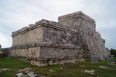 Piramit El Castillo. Tulum, Quintana Roo, Meksika