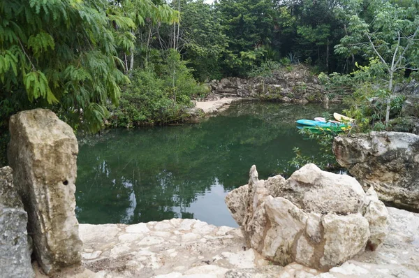 Cenote Yax Kin Yucatan Mexiko — Stockfoto