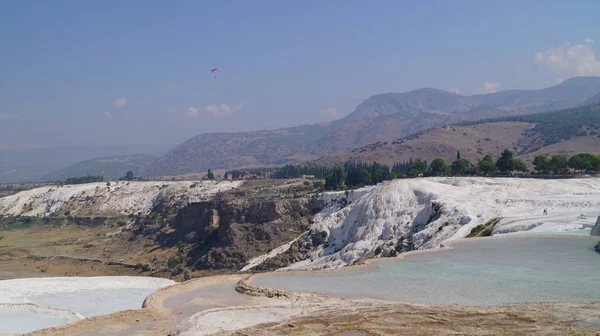 Terrazze Calcaree Pamukkale Turchia — Foto Stock