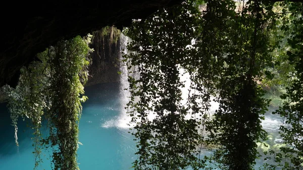 Duden Waterfalls Antalya Rough River Waterfalls — Stock Photo, Image