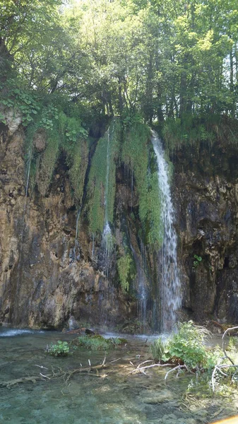 Plitvicei Tavak Nemzeti Park Horvátország — Stock Fotó