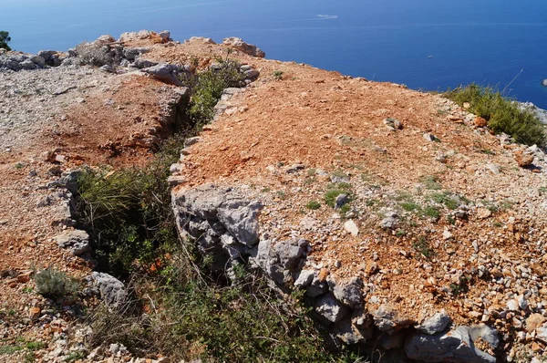 Dağ Manzarası Doğa Dubrovnik Hırvatistan — Stok fotoğraf