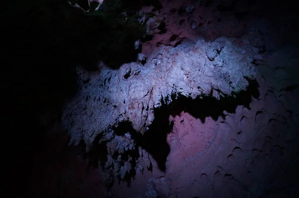 Lolthun Grotta Maya Språk Blomma Sten Mayas Heliga Grottor Mexiko — Stockfoto