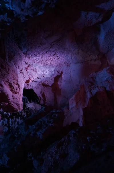 Caverna Lolthun Língua Maia Uma Pedra Flor Uma Das Cavernas — Fotografia de Stock