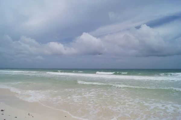 Paradise Beach Tulum Quintana Roo México Costa Tropical — Foto de Stock