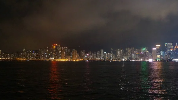 Hong Kong City View Night China — Stock Photo, Image