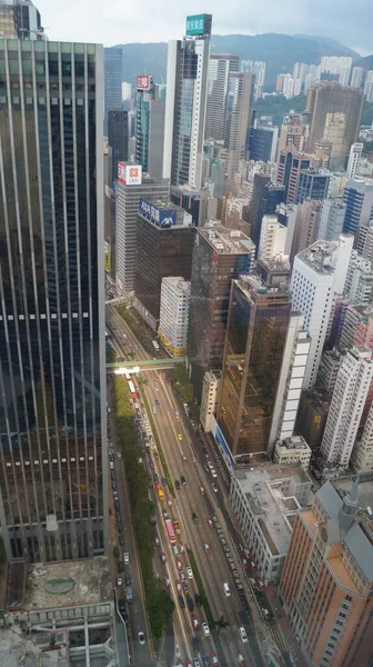 Majestuosos Rascacielos Ciudad Hong Kong Hong Kong Uno Los Lugares — Foto de Stock